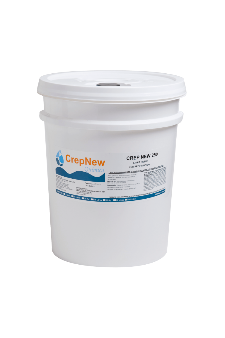 CREPNEW 250<p>Renovador de Pneus, Tapetes e Painéis